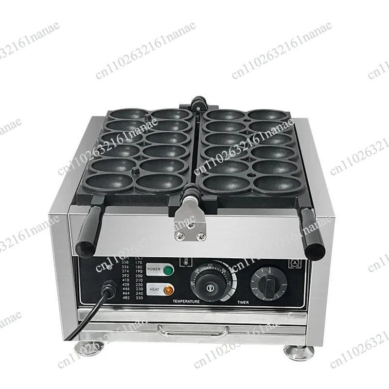 110V/220V Egg Waffle Machine Commercial Waffle Maker 12 Holes Egg Shape Pastry Baking Machine
