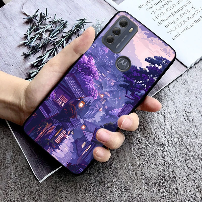 جراب هاتف لهاتف Moto G85 G55 G05 G14 G75 G31 G50 G10 G20 G30 G60 G13 G32 G84 G54 G53 G72 G24 Power Japan أنماط متجر الكرز #2