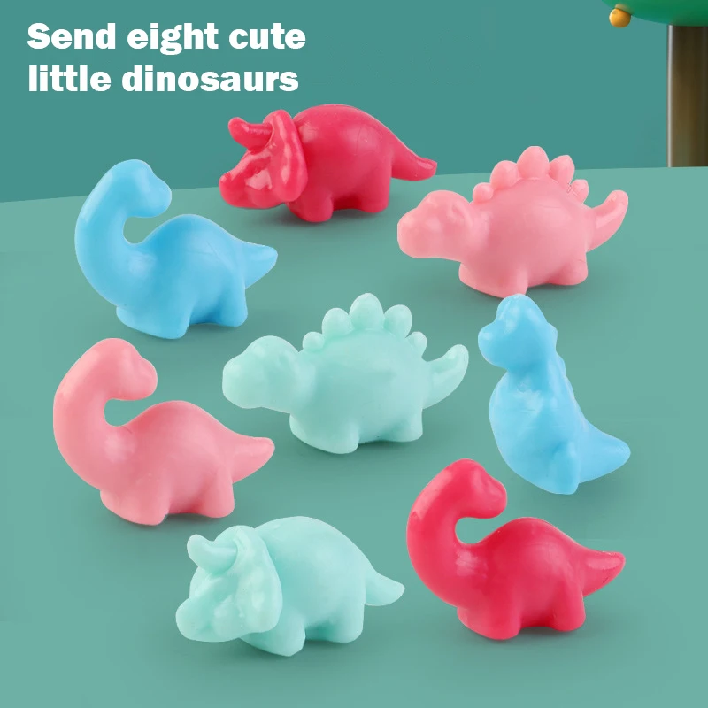 Doll Machine Mini Dinosaur Claw Catch Toy Children's Crane Grab Machines Happy Egg Twist Machine Interactive Toys for Girls Boys