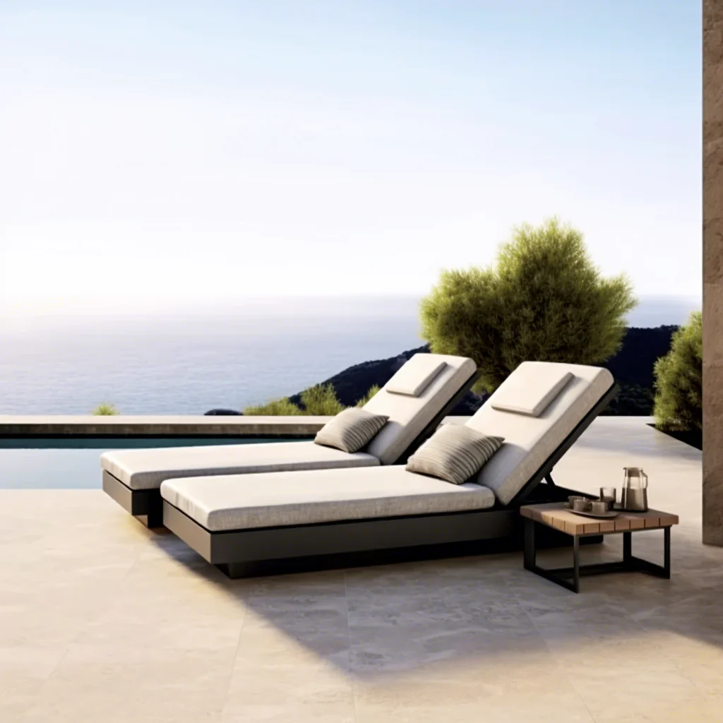 

Modern Luxury Aluminum Patio Garden Furniture Set Comfortable Durable High-quality Metal Rope Outdoor Living Park Farmhouse