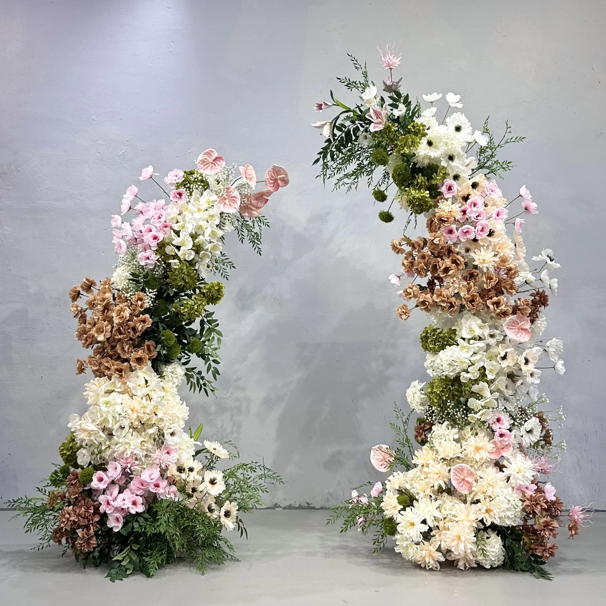 

ATV New Arrival Silk Artificial Flower Arch Wed Arch For Wedding Decoration