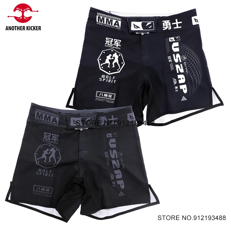 

VS MMA 2024 New Kick Bo Breathable Gym Fiess Muay Thai Training Grappg Kickbo Cage Fighting Shorts