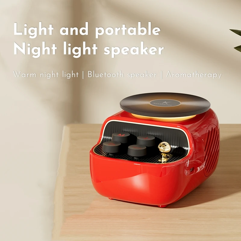 

Originality Aromatherapy Nightlight Bluetooth Audio Desktop Wireless Small Speakers Subwoofer High-quality Home Portable Gift