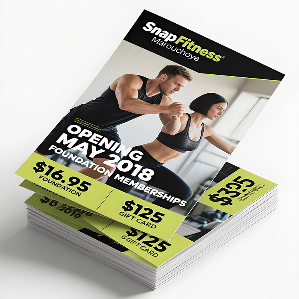 Individuelle Flyer Personalisierte Maßgeschneiderte A4 A5 Farbdruck Beidseitiger Druck Einführungswerbung 130g/m² Poster für Unternehmen – Detail 3