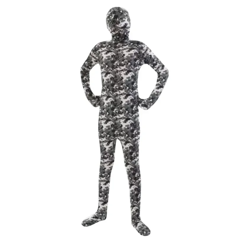 Adult Lycra Spandex Commando Skin Zentai Suit Kids Army Military Bodysuit Adult Camouflage Body Suit Halloween Costume $0 $ k