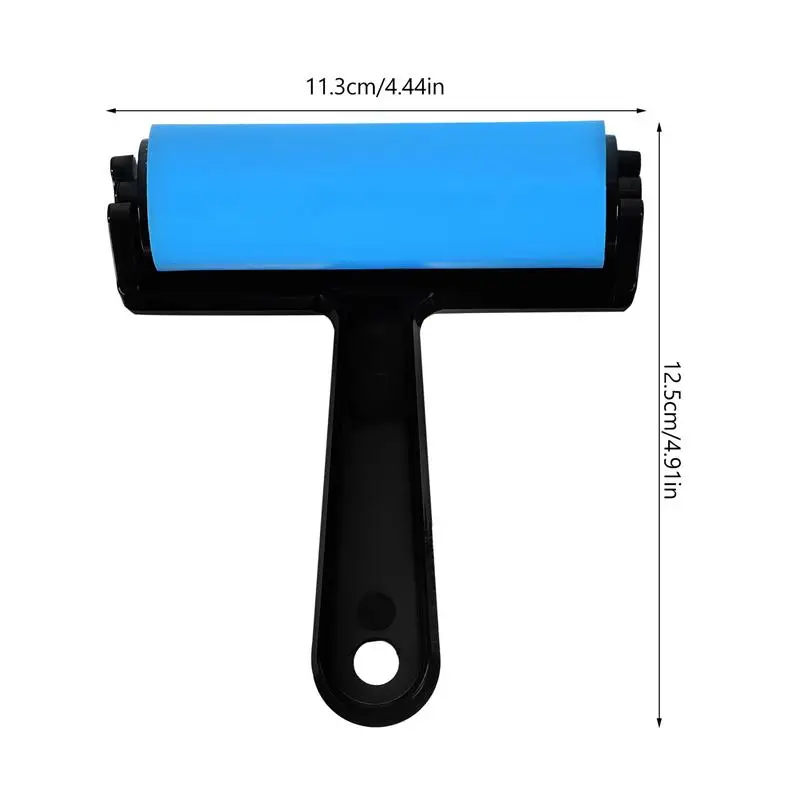 Rolo vermelho cola rolos diamante pressionando ferramentas fornecimento pintura desenho multi-função manual de borracha