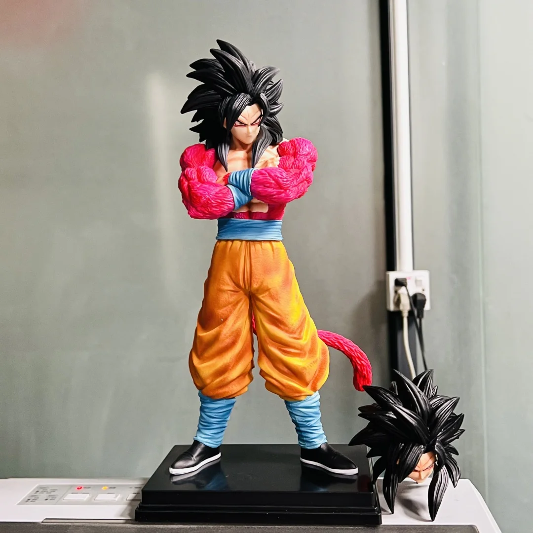 32cm Anime Dragon Ball Super Saiyan 4 Goku Action Figures Collection Model Toys Gifts