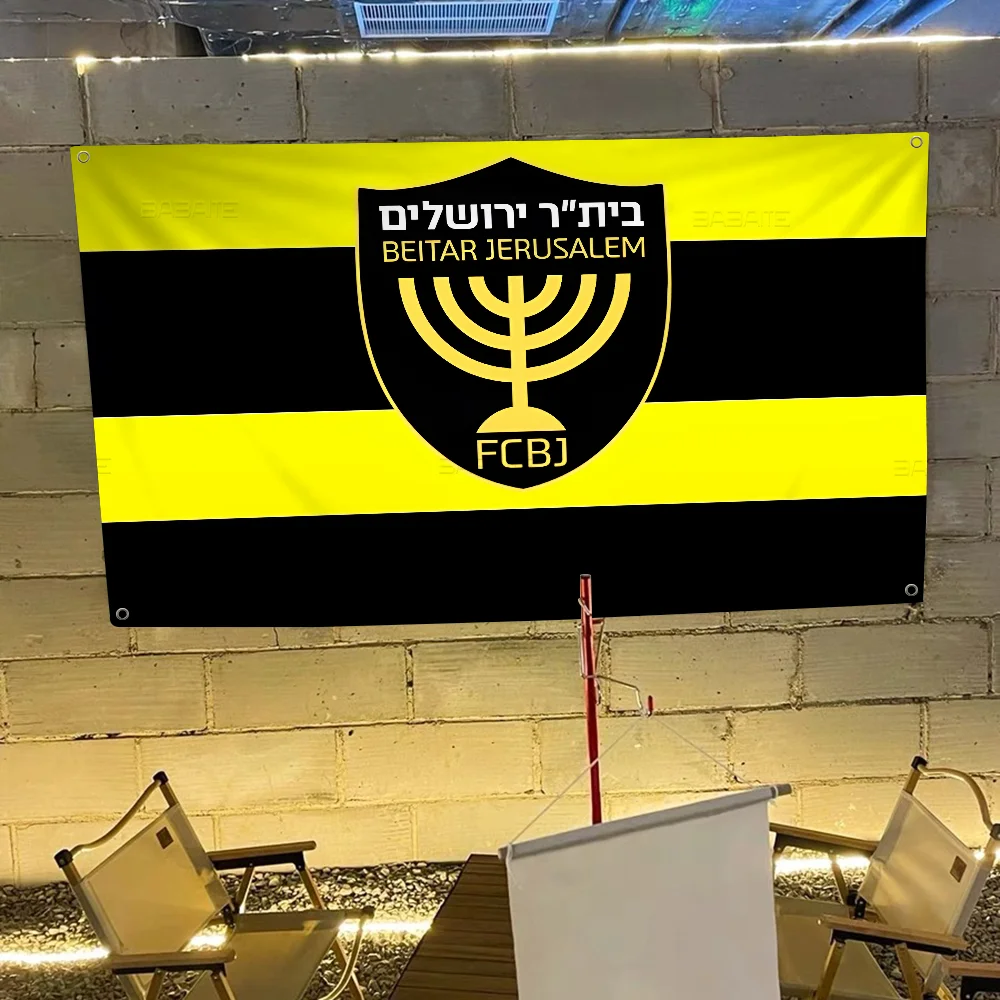 B-Beitar J-Jerusalem D-Decorative DIY Flag For Family Group Photo Living Room Home Dorm Decor Wall Art Decor Banner