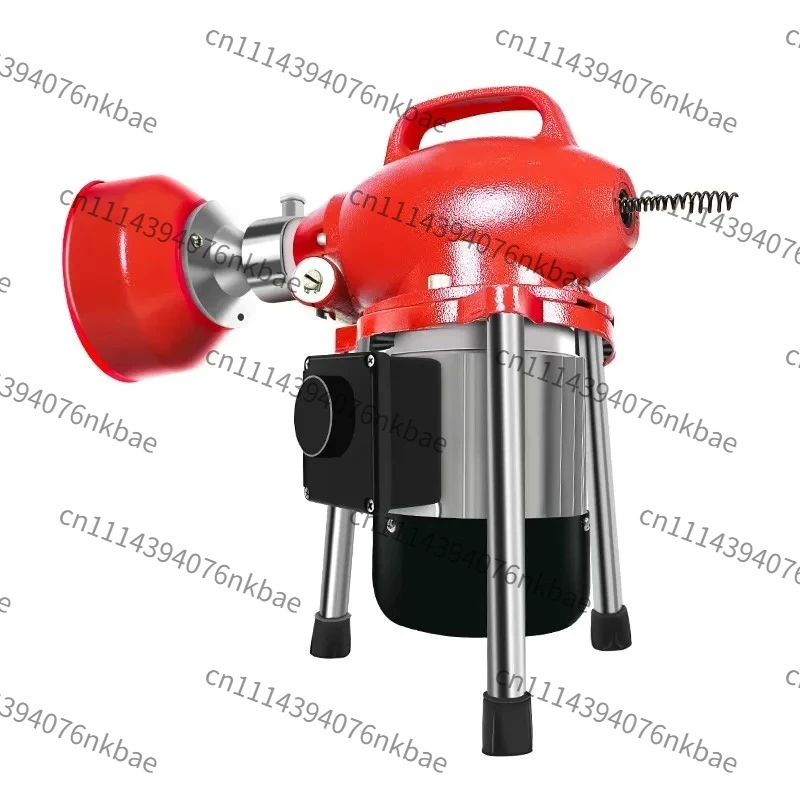 110V/220V Electric Drain Cleaner Machine, Flexible Snake Cable 12.5-19.5m, Home Toilet Sewer Unclogging Plumbing Tool