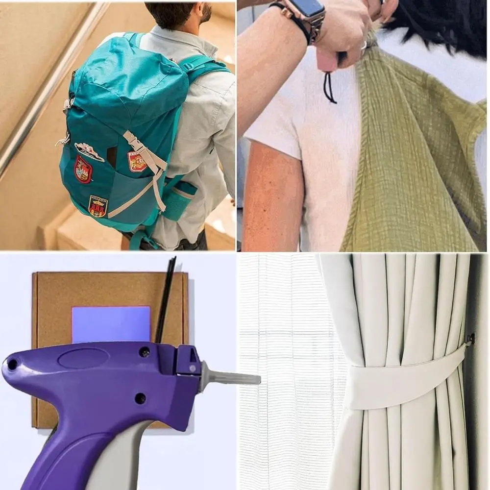 Fissatore manuale per abbigliamento rapido strumento per cucire indumenti a riparazione rapida antiscivolo facile da usare per lenzuolo per