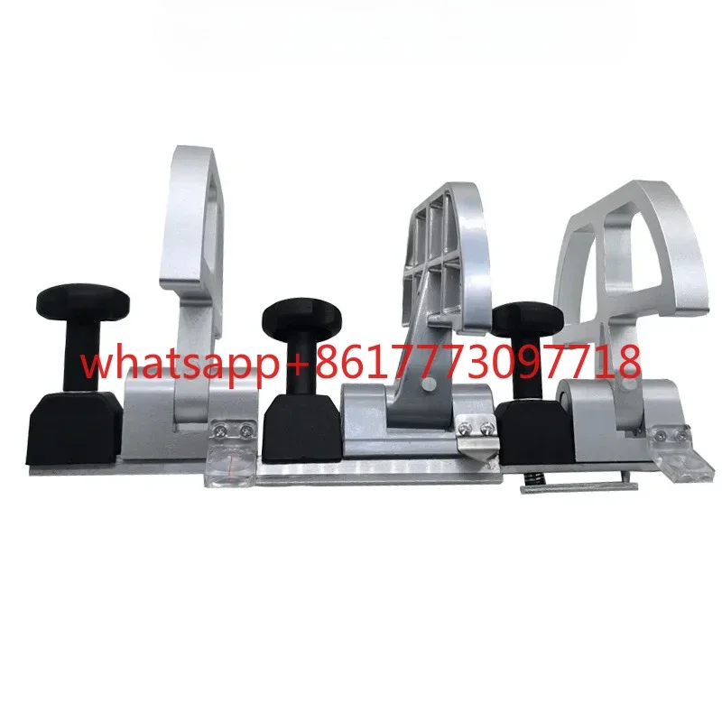 Push table saw with ruler baffle / precision panel saw / positioning board scale magnifying glass handle wood