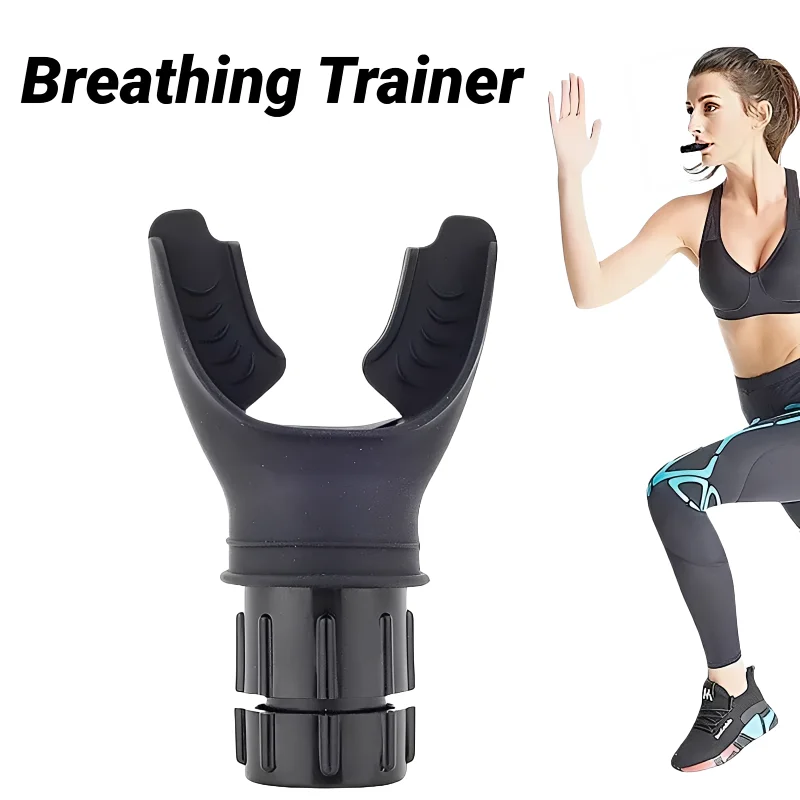 

Breathing Exercise For Lungs Portable Breath Fitness Exerciser Device Endurance Workout With Adjustable Resistances Sports