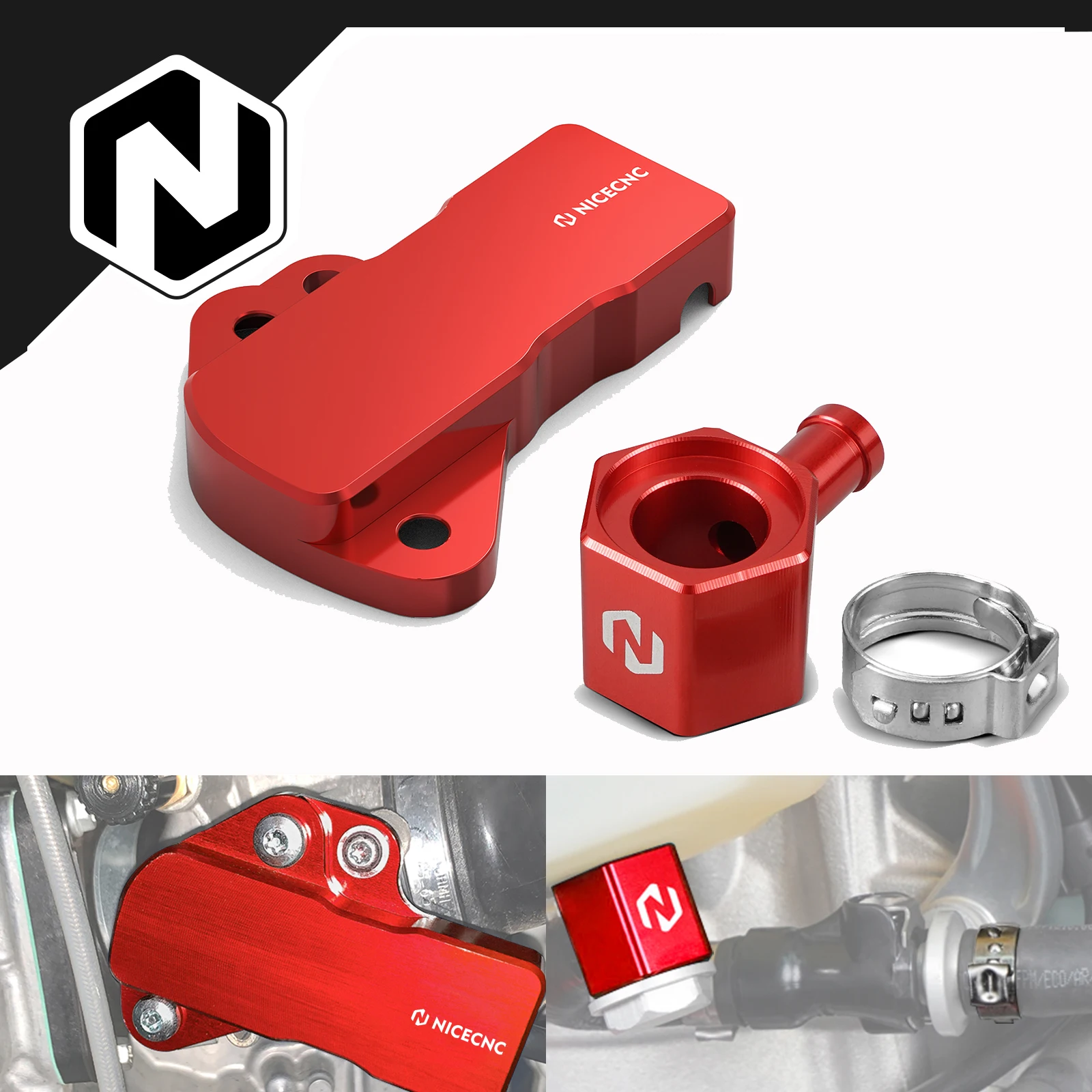 Motorcycle For GasGas EC300 EX300 EC 300 EC 250 EX 300 2021-2022 Fuel Line Tank Connector & TPS Guard Kit NICECNC Accessories