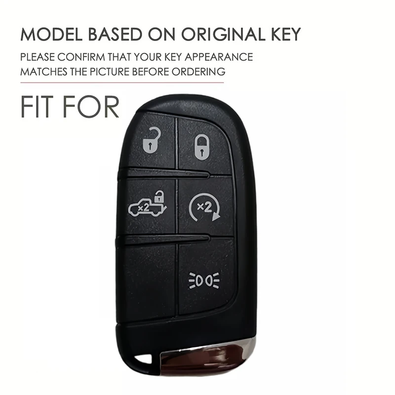 Key Case For FIAT Jeep Cherokee Compass S Renegade Grand Commander Dodge Journey Challenger Jcuv Charger Chrysler 300C