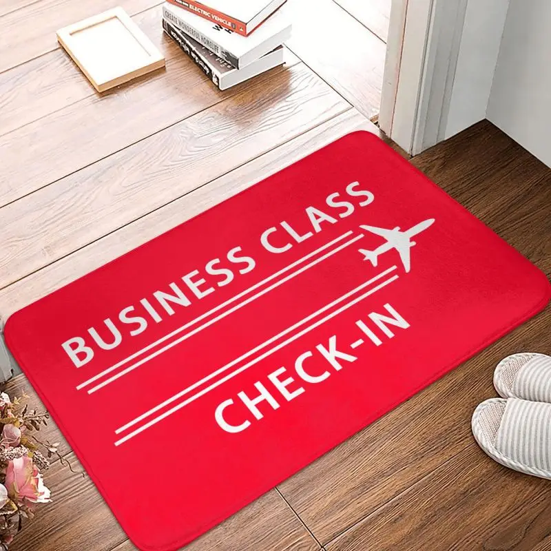 Custom Business Class Check-in Front Door Floor Entrance Mat Indoor Aircraft Airport Kitchen Doormat Living Room Carpet Rug