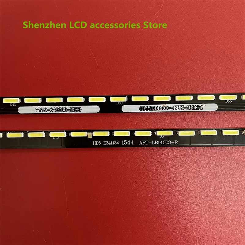 LED backlight strip for 49E710U 49E6200 7779-649000-L070 APT-LB14003-L R light bar 100% new