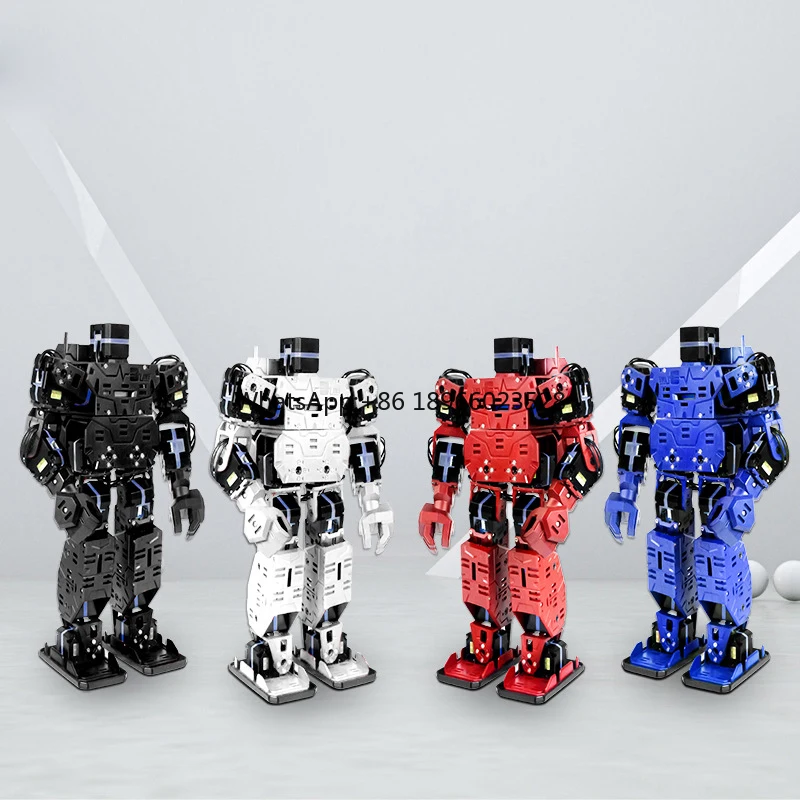 18 degrees of freedom Glowing bionic humanoid robot Bipedal fighting robot dance robot