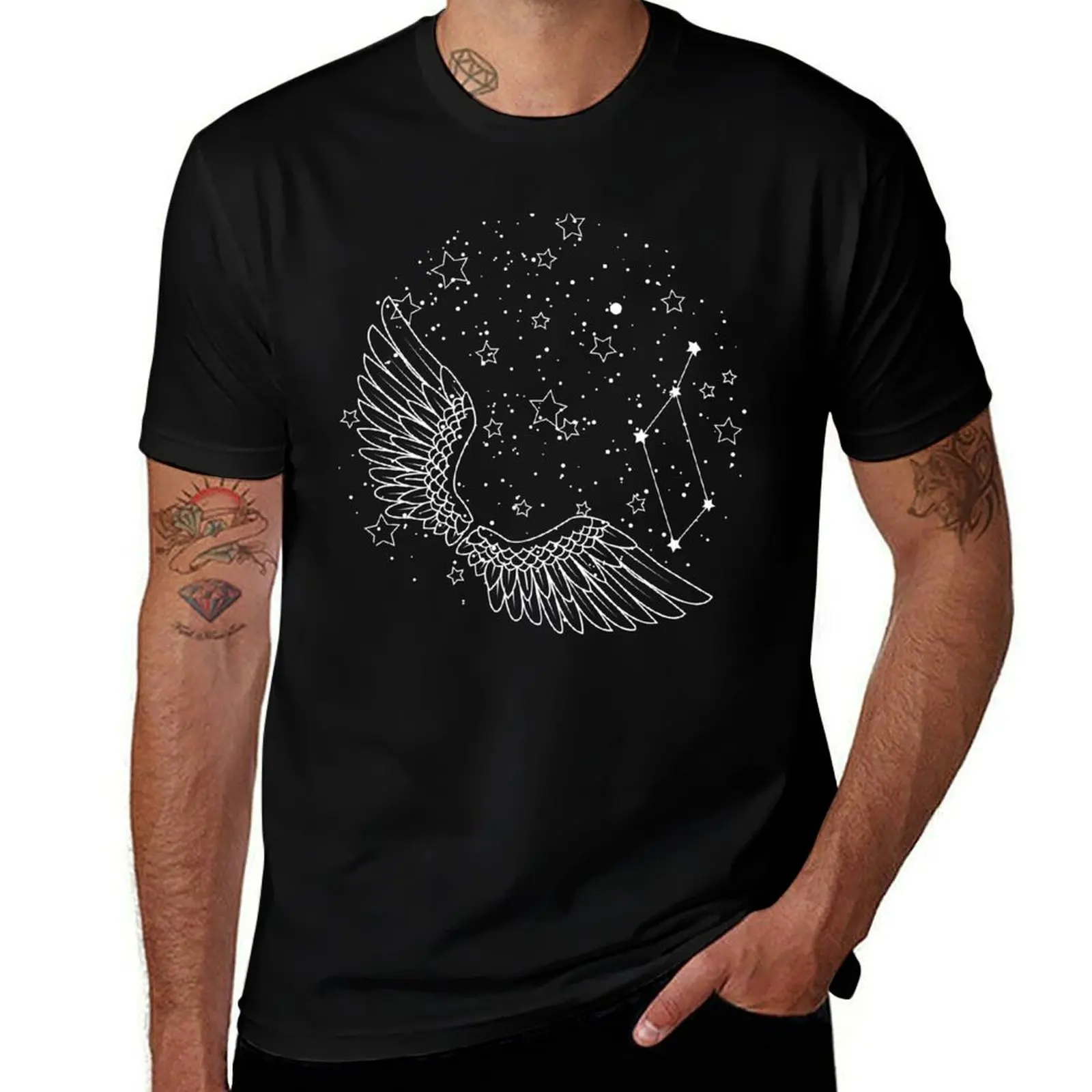 Lyra constellation Astronomy print Constellation art Astronomy gifts Vega star Science Gifts fo her T-Shirt