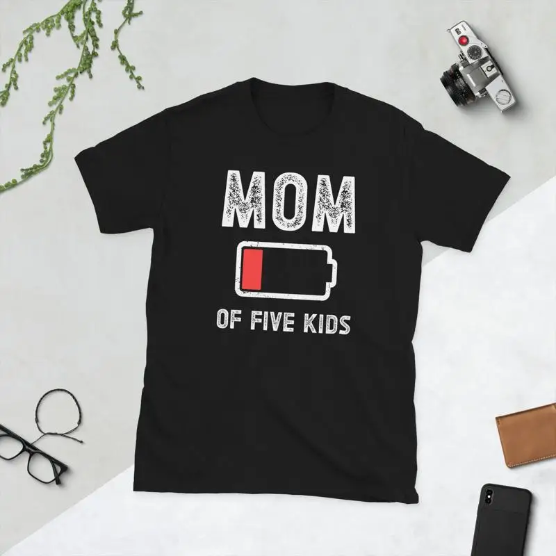 

Mom Of Five Funny Mama Mother 5 s T Shirt