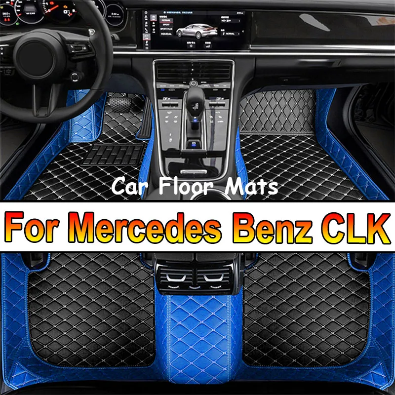 

Custom Car Floor Mats For Mercedes Benz CLK C209 A209 2002-2010 Years Auto Carpets Foot Coche Accessories