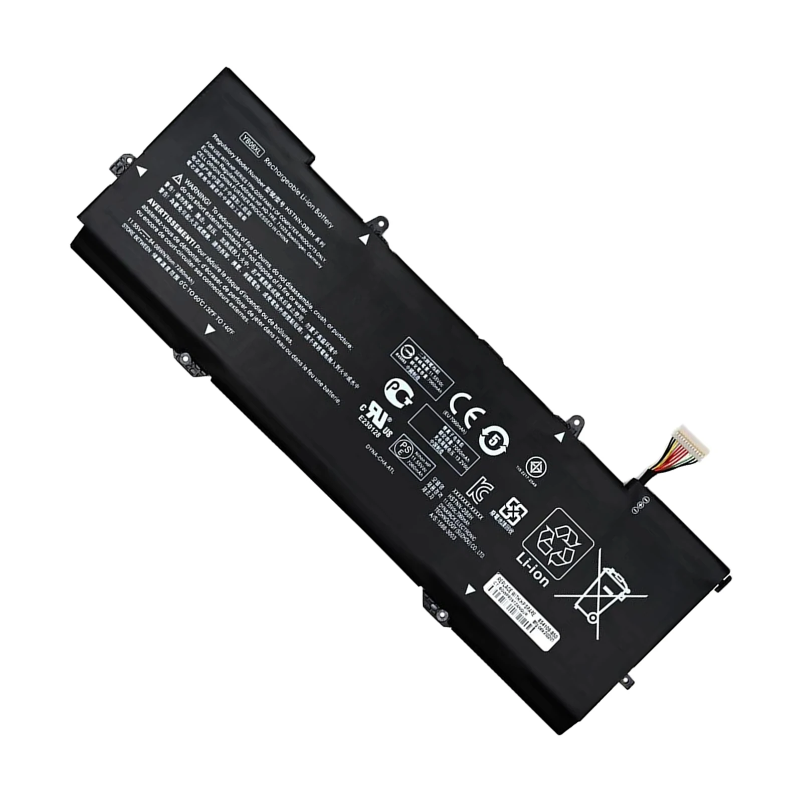 Imagem -04 - Yoofan-bateria Original Genuína do Portátil para hp Spectre Yb06xl 11.55v Hstnn-db8h X360 15-ch 928372855 Ybo6xl Novo 2023