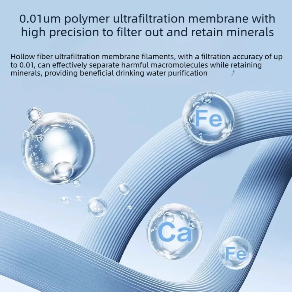 Countertop Water Filter System, 4-stage Water Purifier ,Water Filtration System Reduces 99.99% Chlorine, Heavy Metals, Bad Odor