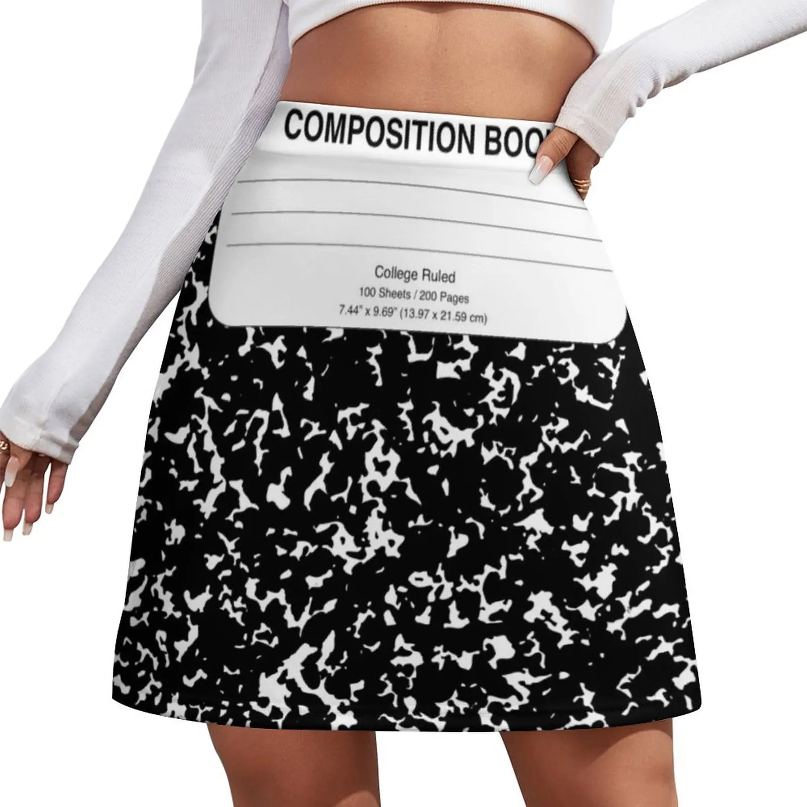 Composition Notebook Design Gifts Mini Skirt Female skirt skirts for woman rave outfits for women