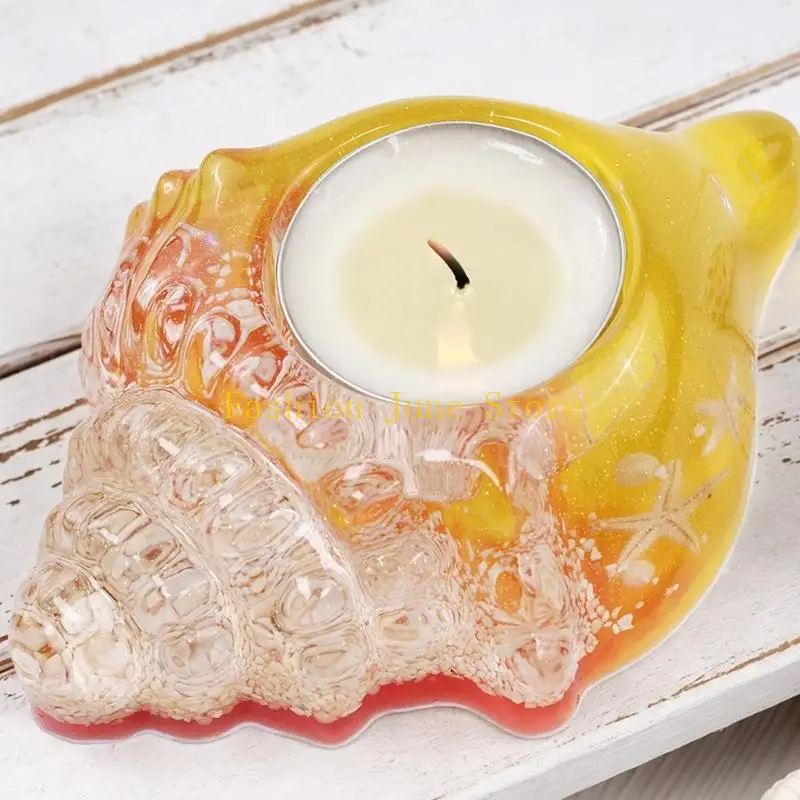 N5KA Ocean Theme Shell Mold for Resin Casting Holder Display Projects