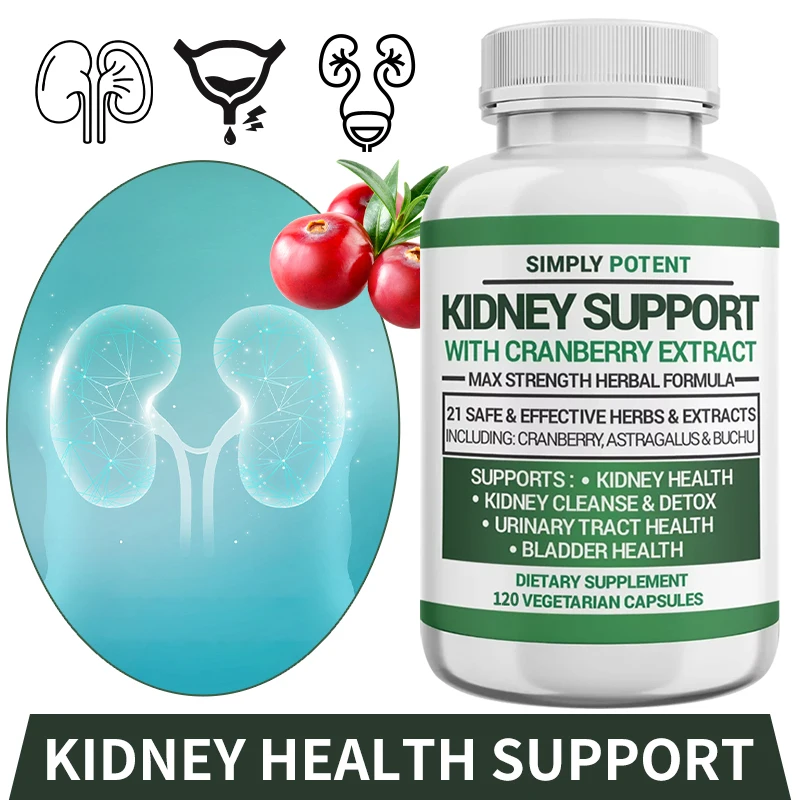 Kidney Support Supplements, Kidney Cleanse Detox & Repair Formulas, Bladder & Urinary Tract Health