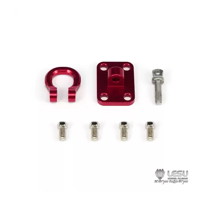 RC 1/14 Metall-Frontstoßstange mit Abschlepphaken für Tamiya Hydraulikbagger, Lader, Muldenkipper, für MAN VOLVO Anhänger, Kipper, DIY-Teile – Detail 1