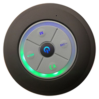 Factory wholesale Q9 radio plug-in LED bluetooth speaker wireless bts06 bathroom waterproof suction cup wireless small stereo