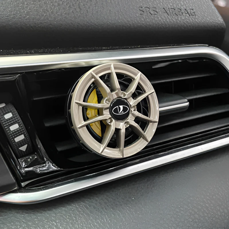 Car Perfume Air Freshener Air Vent Outlet Diffuser Clip For Lada Granta Vesta Niva Legend Travel 4x4 XRAY Largus Aura Iskra
