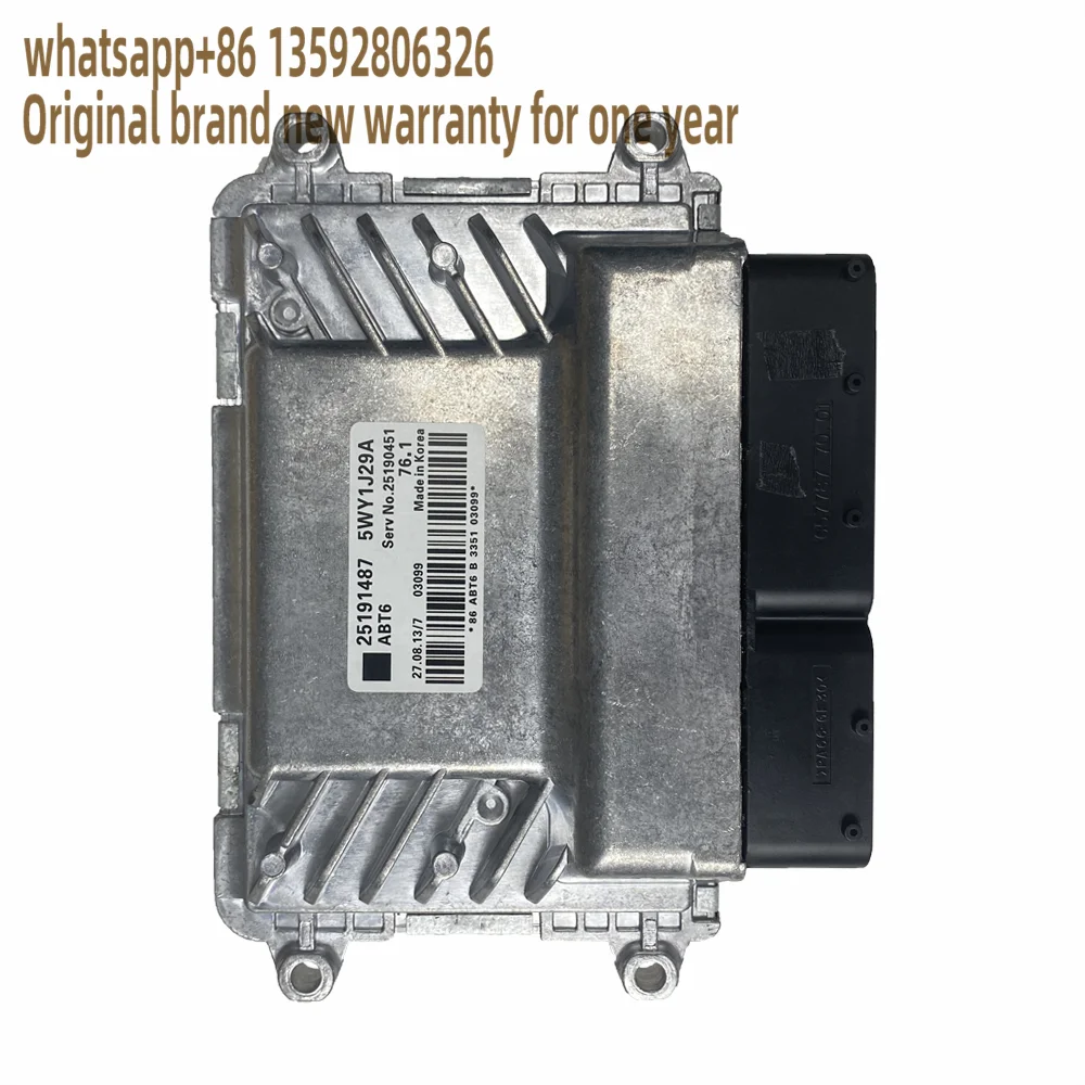 

Оригинальная плата двигателя 5wy1j29a Ecu для Chevrolet Cruze 25191487