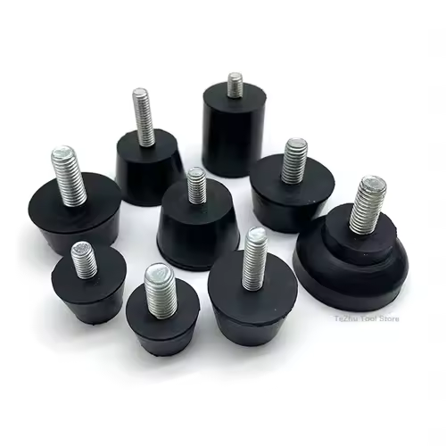 Rubber Adjustable Feet Pad With Screw M6 M8 M10 Table Chair Balck Leveling Foot Pad Furniture Leg Anti-shock Protections - Image 5