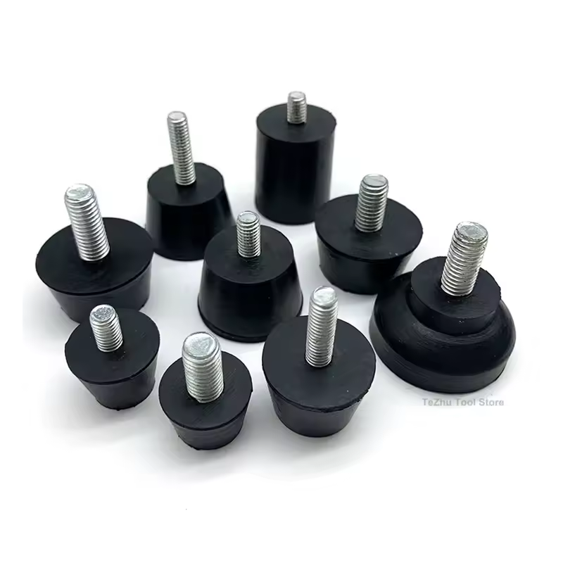 Rubber Adjustable Feet Pad With Screw M6 M8 M10 Table Chair Balck Leveling Foot Pad Furniture Leg Anti-shock Protections - Image 5
