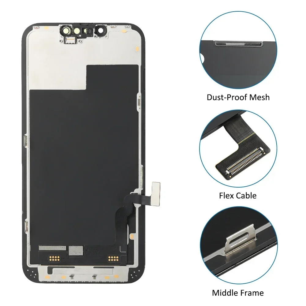 OLED Touch Screen for iPhone 13 Touch Digitizer Assembly for iPhone 13 Mini Display Screen Replacement Parts 100% Tested AAA+