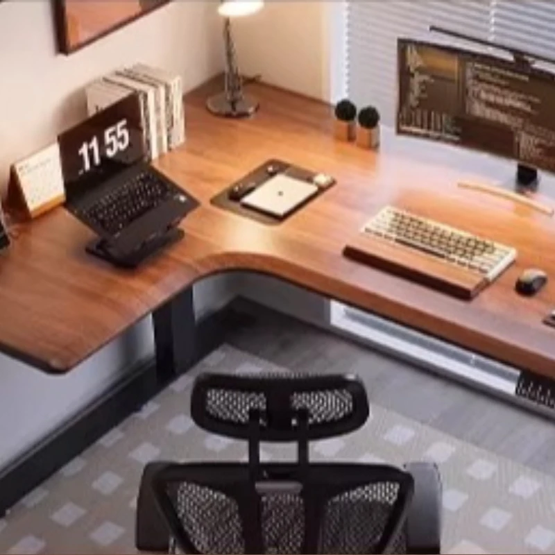 

угловой тип Стоячий стол для движения Компьютерные столы для комнатных офисов Офисные столы и рабочие станции Стол с регулировкой высоты