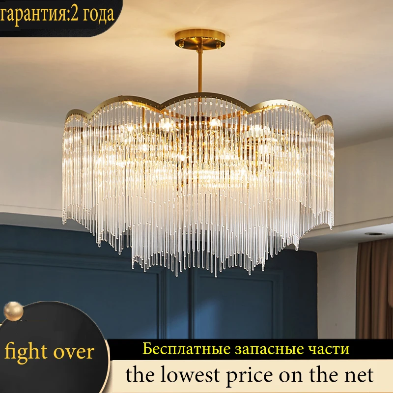 

Living room crystal chandelier modern bedroom crystal ceiling light dining room chandelier villa E14 indoor lighting decorative