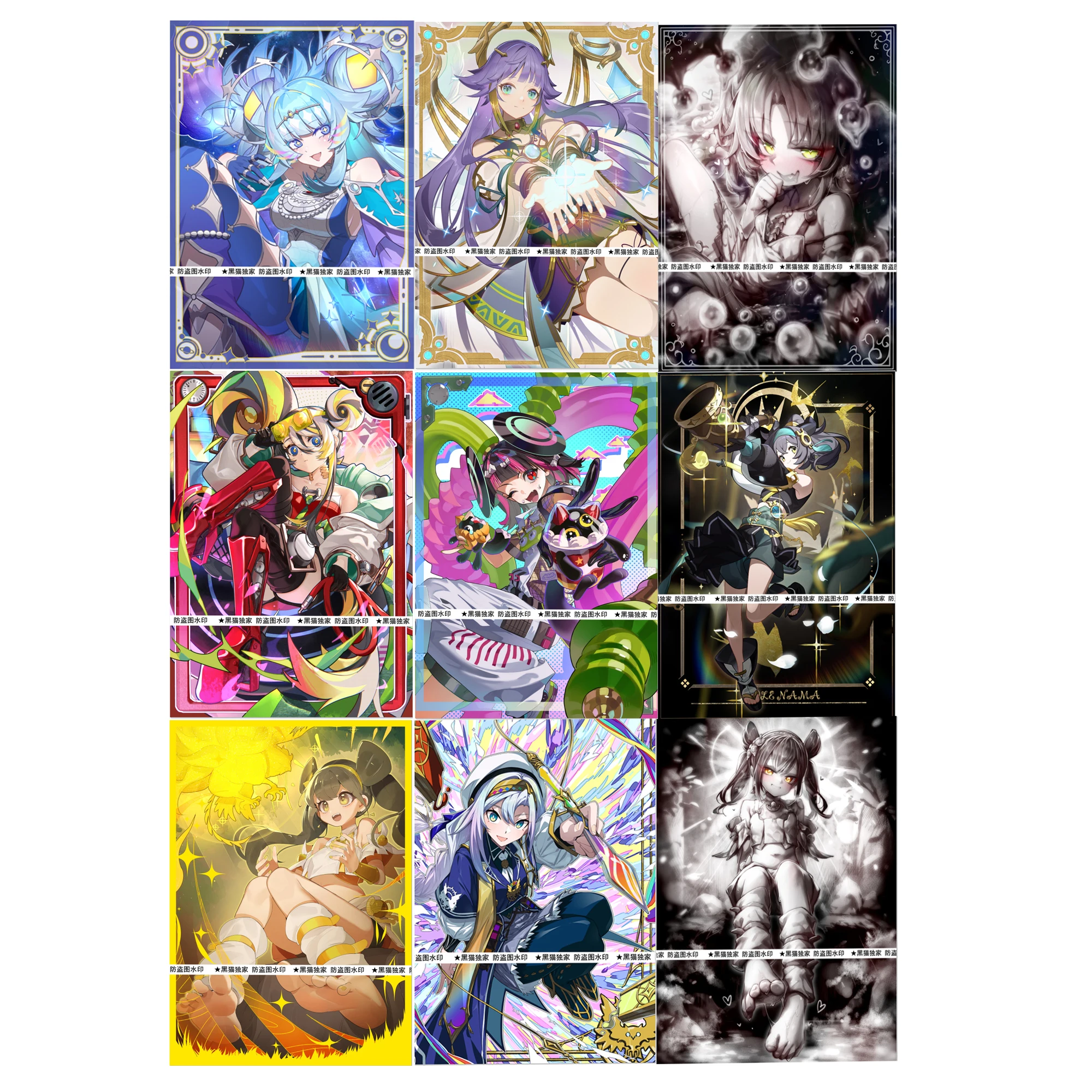 63X90Mm 60 Unids/set Diy Yu-Gi-Oh! Dracotail Phryxul fundas para tarjetas Color Flash Ygo Kewl Tune tarjeta cubierta protectora juguetes de regalo