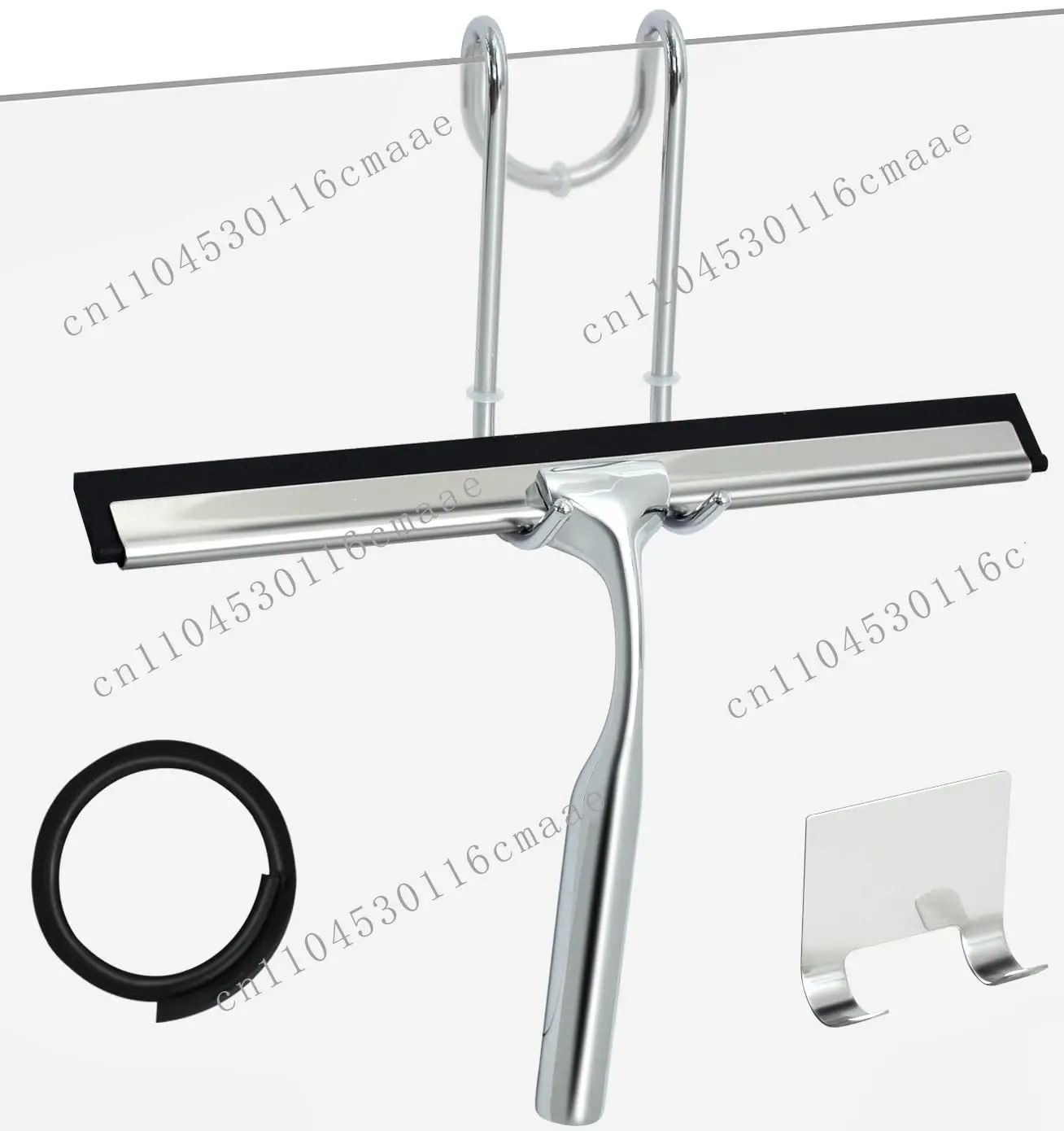 

For zinc alloy bathroom window cleaning scraper with sticker