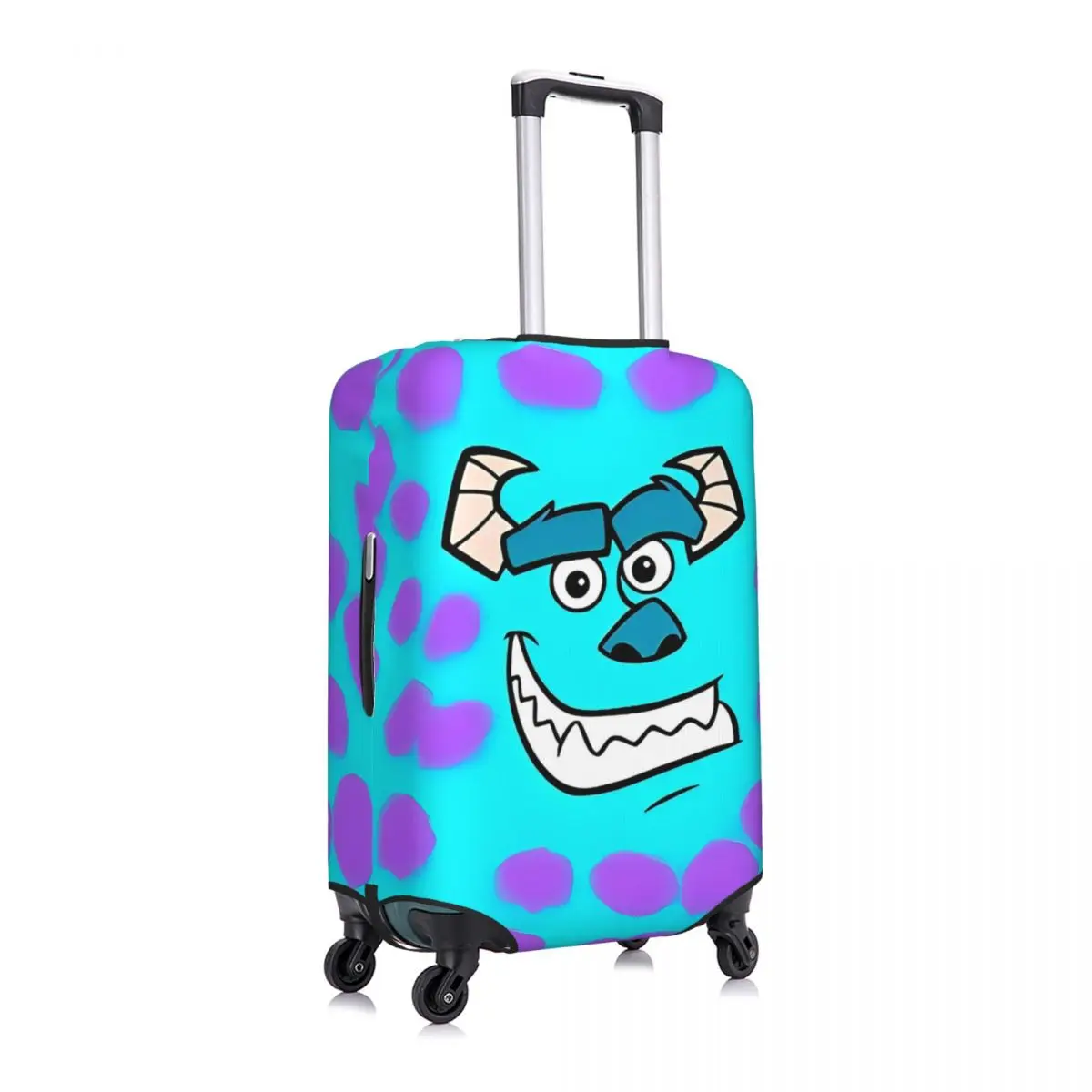 Monsters University James P Sullivan Suitcase Cover Travel Protection Vacation Strectch Luggage Case