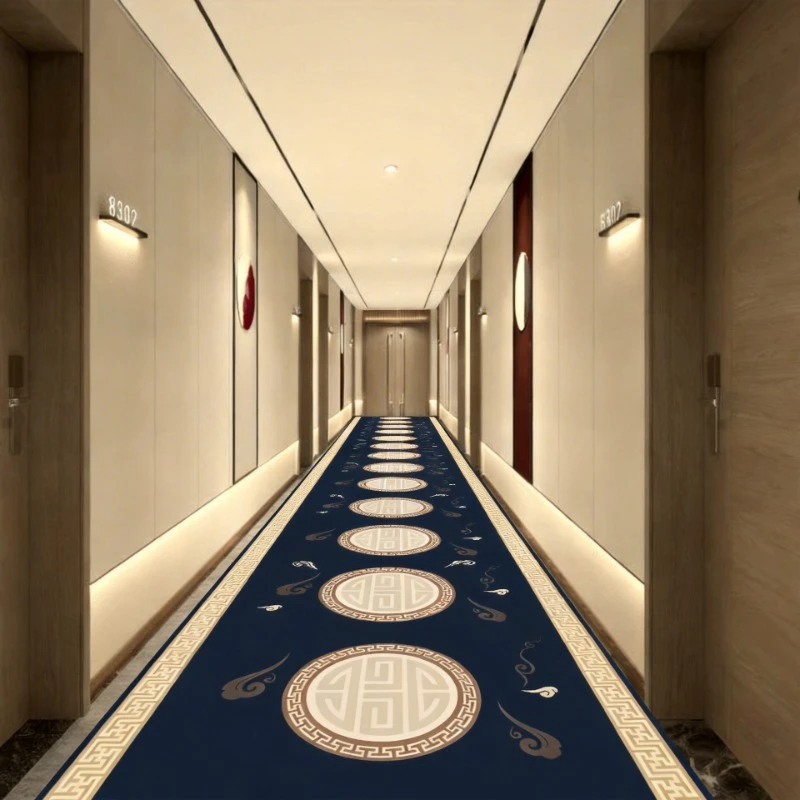 

Geometric Nordic Long Corridor Carpet Non-slip Hall Runner Easy Clean Hallway Area Rug Washable Porch Entry Doormat Customizable