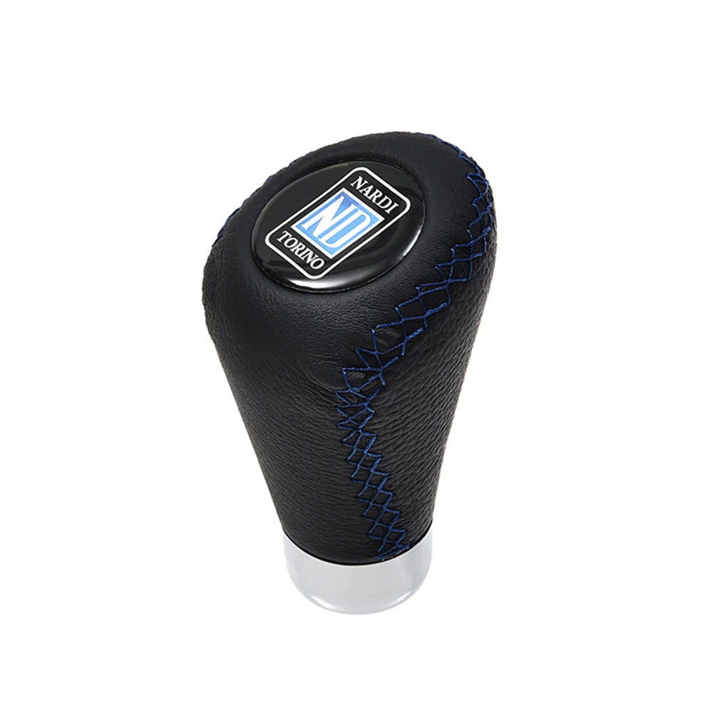 Universal Car Accessories Black leather Auto Racing ND Gear Shift Knob Manual Automatic Shift Lever