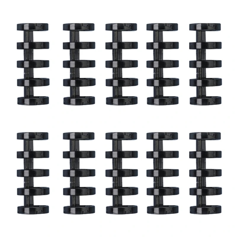 10 Pcs ทนทาน5-เปลี่ยนผูกแหวนต่างๆหลวมโน้ตบุ๊ค Binder Notebook กระดาษไฟล์