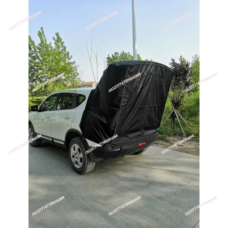 Car SUV self-driving tour Car roof Tail trunk tent Simple version Rainproof outdoor camping