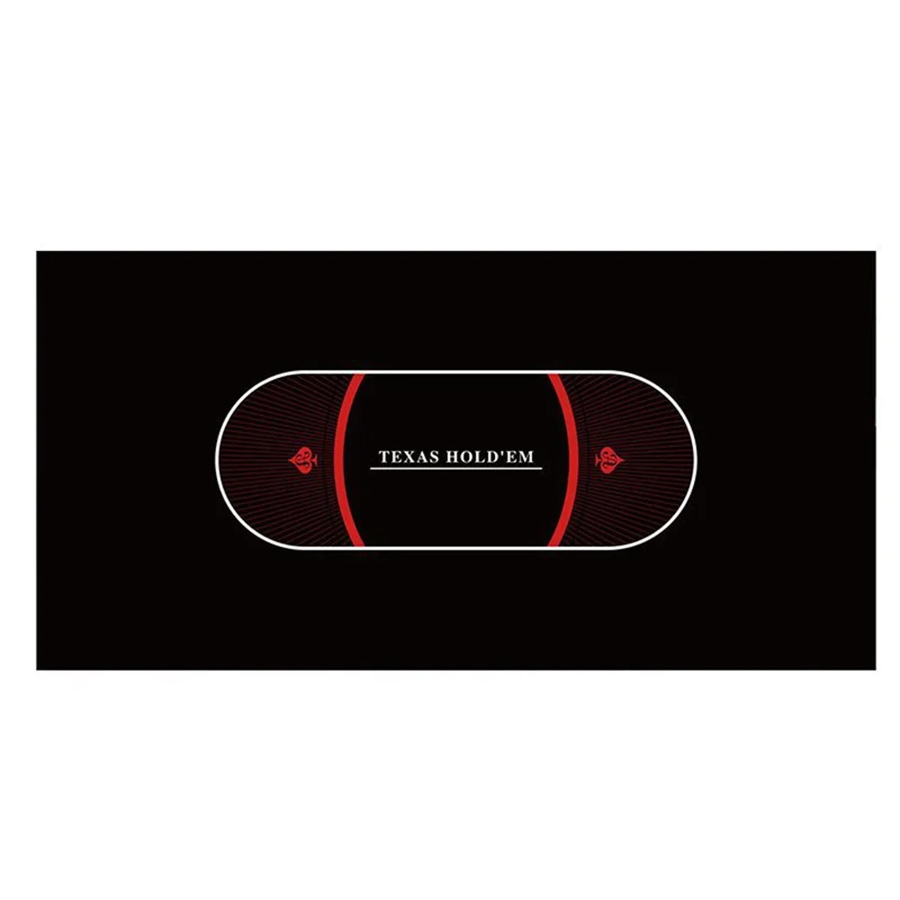 

Thick Texas Hold'em Poker Mat Rubber Mat Playing Card Table Mat Entertainment Chess Mat Cloth Poker Table Gaming Mat