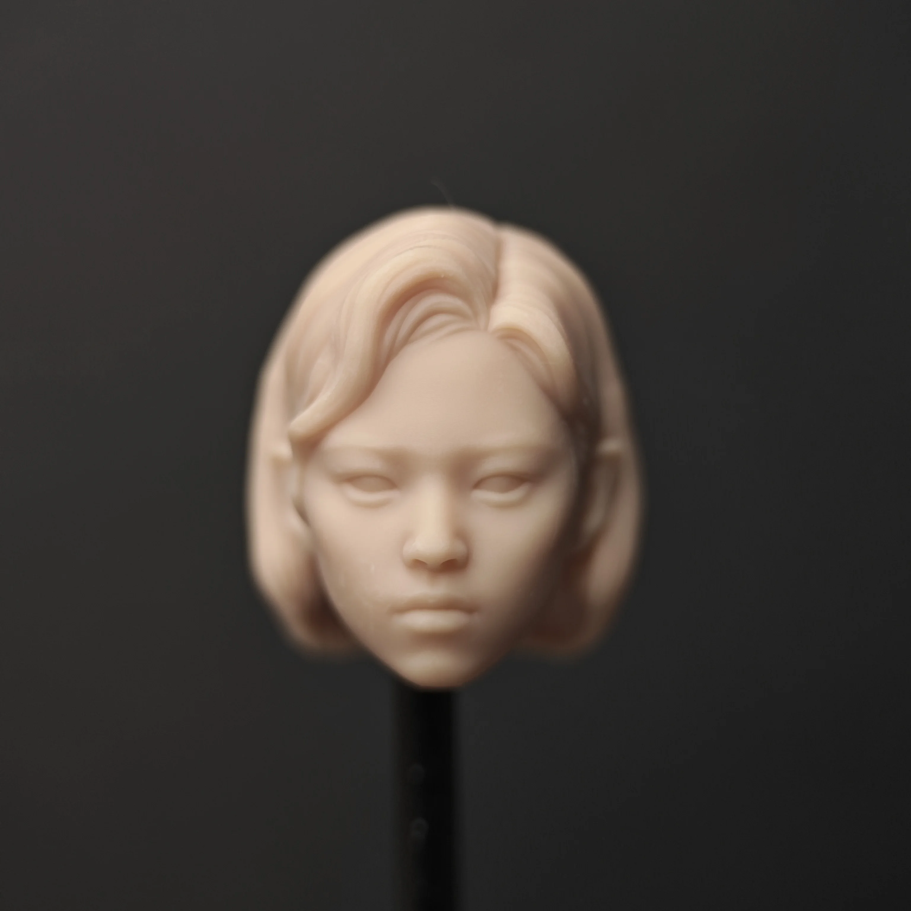 

HL2148 DIY Customized 1/18 1/12 1/10 Asian Girl Woman Unpainted Head Sculpt for 3.75" 6" 7" Figure SHF ML Mafex Mez NECA Mcf
