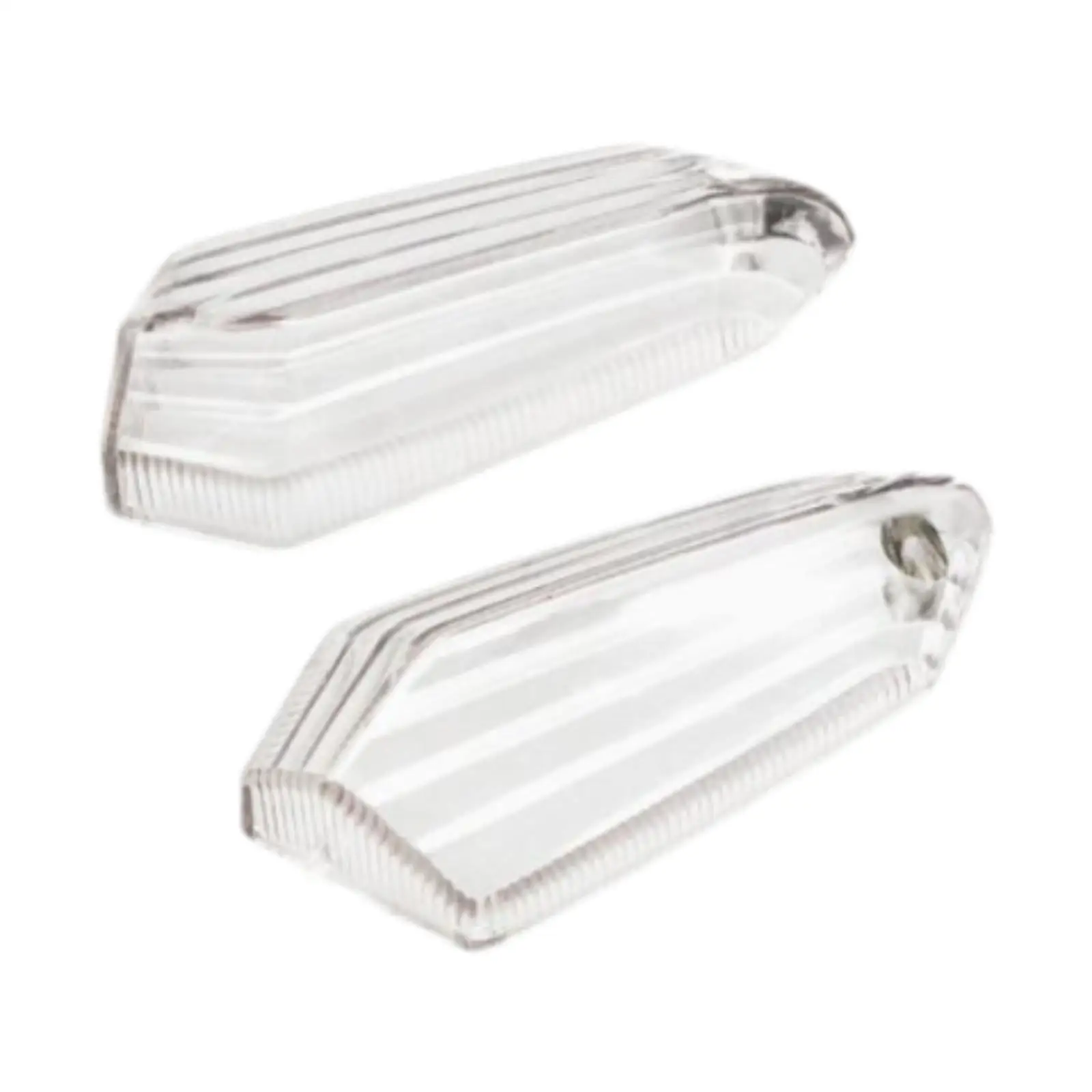 Alloggiamenti per indicatori di direzione per moto 1 paio di sostituzioni dirette Coperture luminose per accessori pratici premium facili da installare