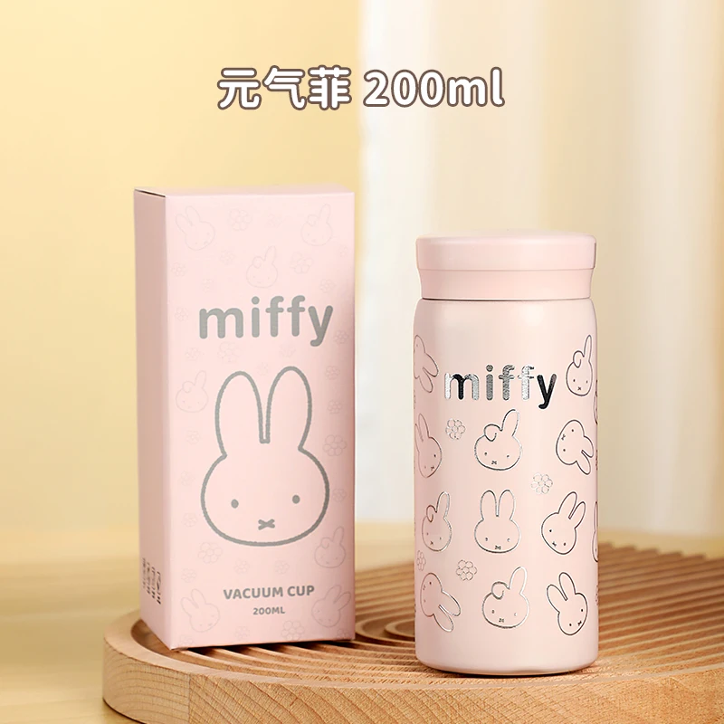 2025 جديد Kawaii ميفي أرنب الفولاذ المقاوم للصدأ كوب معزول الكرتون المحمولة جيب صغير كوب مهرجان الأطفال هدية #3