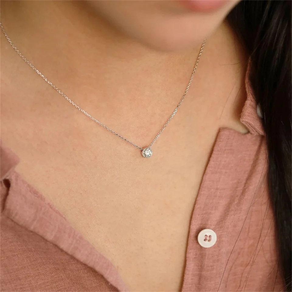 EMANCO Edelstahl-Charm-Strass-Halskettenanhänger, modisch, 12 Farben, Geburtsstein für Schmuckherstellung, Damen-DIY-Zubehör – Detail 7